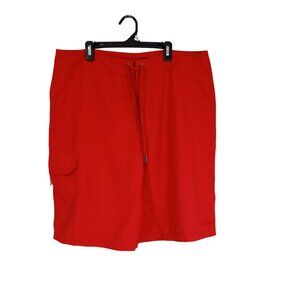 Nike 6.0 Shorts Mens Red Board  Size 34 With Drawstring & Side Pocket